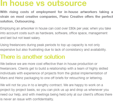 In house vs outsource 